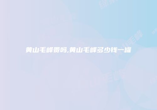 黄山毛峰贵吗,黄山毛峰多少钱一罐