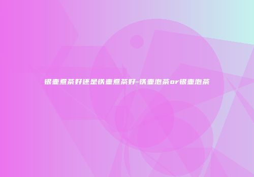 银壶煮茶好还是铁壶煮茶好-铁壶泡茶or银壶泡茶