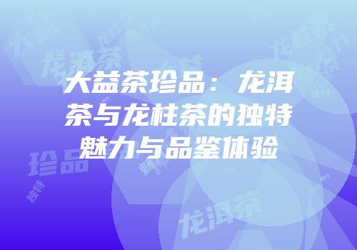 大益茶珍品：龙洱茶与龙柱茶的独特魅力与品鉴体验