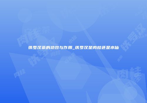 铁罗汉茶的功效与作用_铁罗汉是肉桂还是水仙