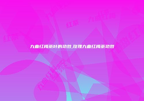 九曲红梅茶叶的功效,玫瑰九曲红梅茶功效