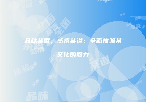 品味茶香，感悟茶道：全面体验茶文化的魅力