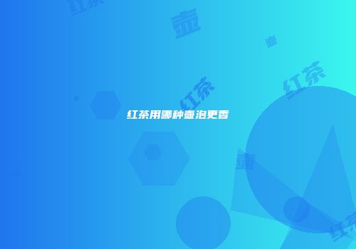 红茶用哪种壶泡更香