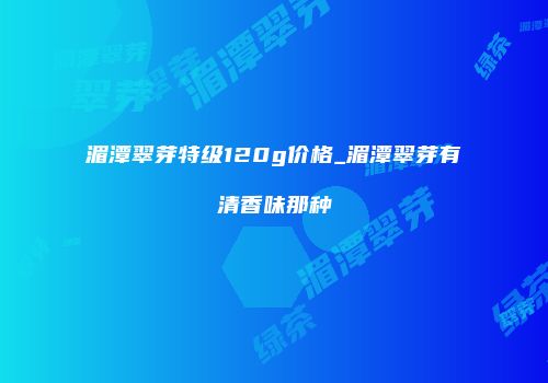 湄潭翠芽特级120g价格_湄潭翠芽有清香味那种