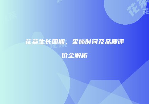 花茶生长周期、采摘时间及品质评价全解析