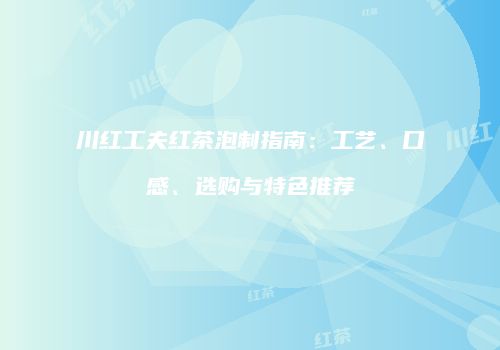 川红工夫红茶泡制指南：工艺、口感、选购与特色推荐