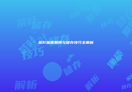 茶叶保质期限与储存技巧全解析