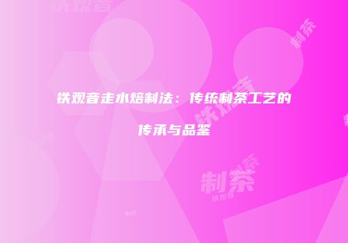 铁观音走水焙制法：传统制茶工艺的传承与品鉴