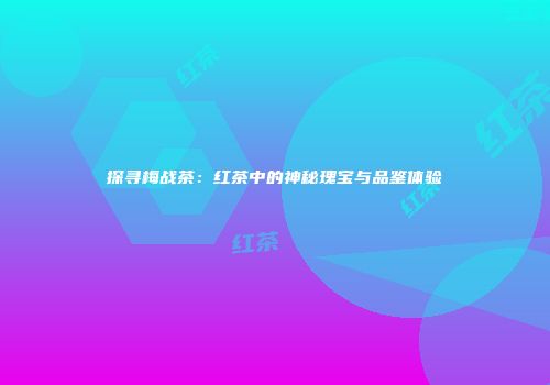 探寻梅战茶：红茶中的神秘瑰宝与品鉴体验