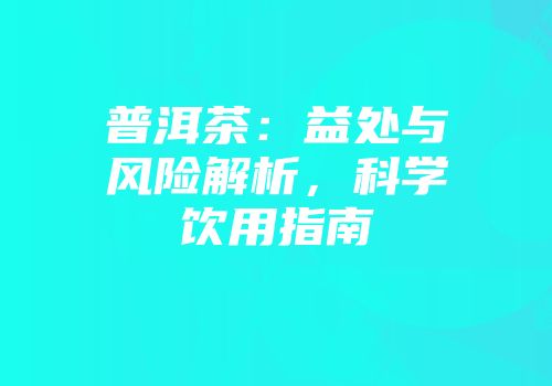 普洱茶：益处与风险解析，科学饮用指南
