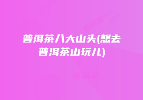 普洱茶八大山头(想去普洱茶山玩儿)