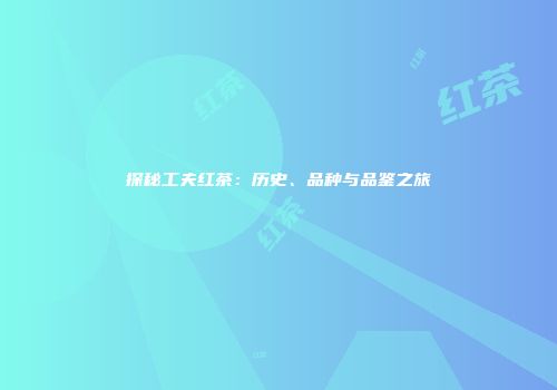 探秘工夫红茶：历史、品种与品鉴之旅
