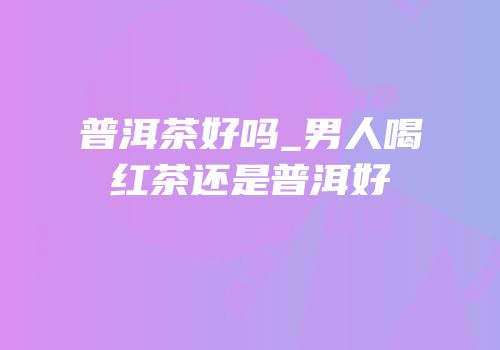 普洱茶好吗_男人喝红茶还是普洱好
