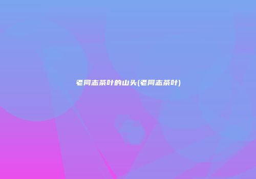 老同志茶叶的山头(老同志茶叶)