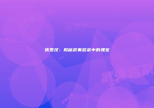 铁罗汉：揭秘武夷岩茶中的瑰宝