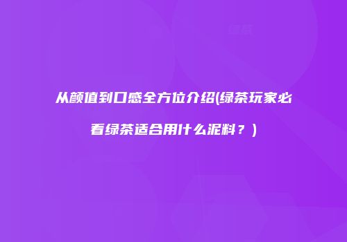 从颜值到口感全方位介绍(绿茶玩家必看绿茶适合用什么泥料？)