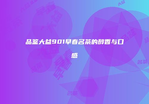 品鉴大益901早春名茶的醇香与口感