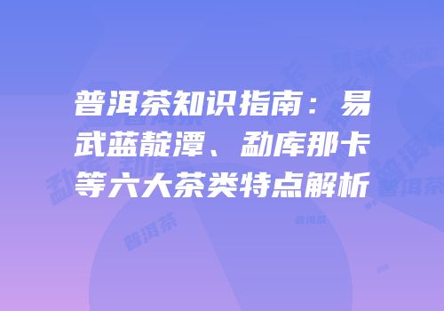 普洱茶知识指南：易武蓝靛潭、勐库那卡等六大茶类特点解析