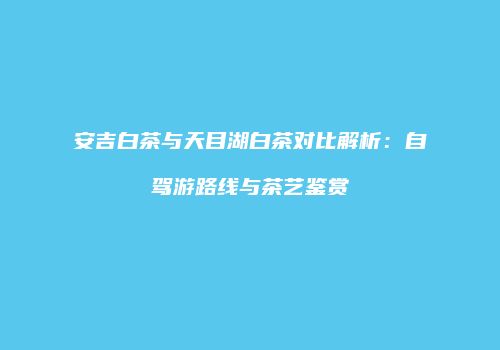 安吉白茶与天目湖白茶对比解析：自驾游路线与茶艺鉴赏