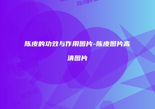 陈皮的功效与作用图片-陈皮图片高清图片