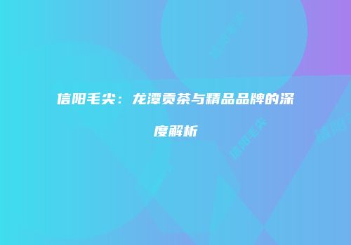 信阳毛尖：龙潭贡茶与精品品牌的深度解析