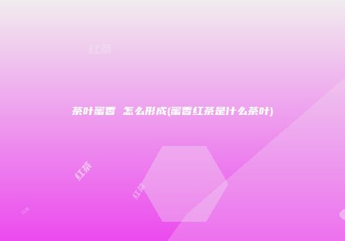 茶叶蜜香 怎么形成(蜜香红茶是什么茶叶)