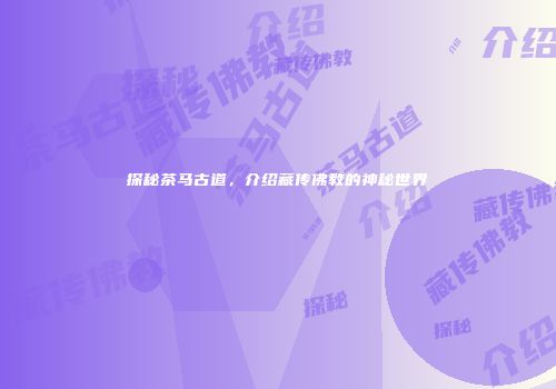 探秘茶马古道，介绍藏传佛教的神秘世界