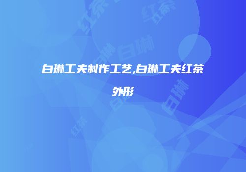 白琳工夫制作工艺,白琳工夫红茶外形