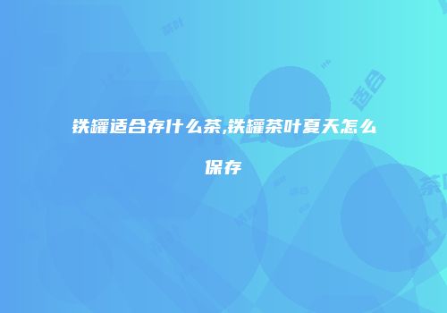 铁罐适合存什么茶,铁罐茶叶夏天怎么保存