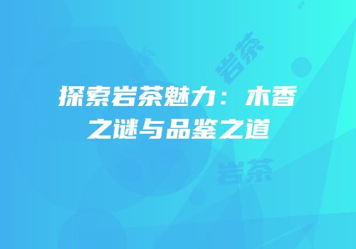 探索岩茶魅力：木香之谜与品鉴之道