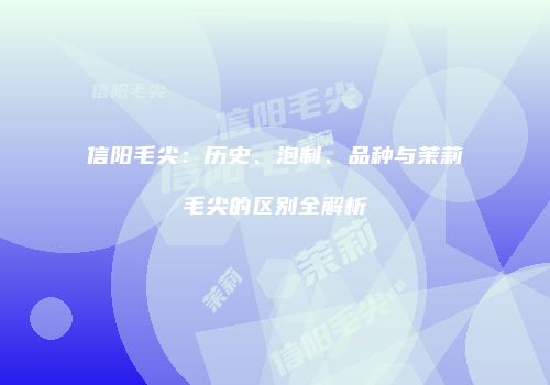 信阳毛尖：历史、泡制、品种与茉莉毛尖的区别全解析