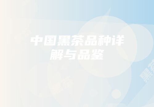 中国黑茶品种详解与品鉴