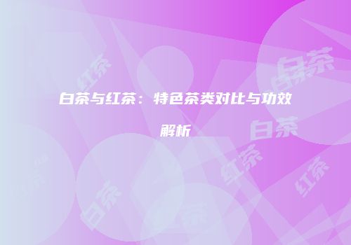 白茶与红茶：特色茶类对比与功效解析