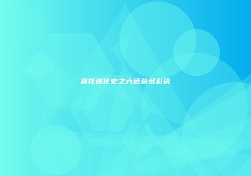 茶托进化史之六色茶多彩瓷