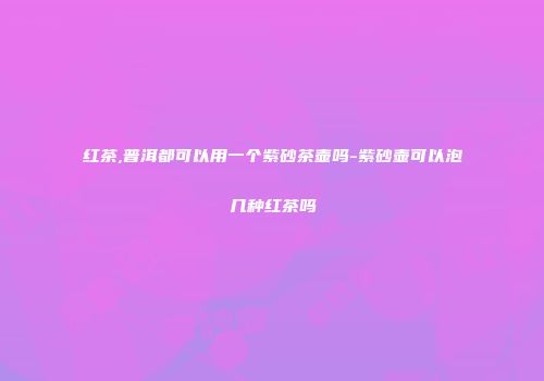 红茶,普洱都可以用一个紫砂茶壶吗-紫砂壶可以泡几种红茶吗
