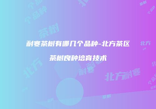 耐寒茶树有哪几个品种-北方茶区茶树良种培育技术