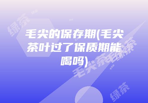 毛尖的保存期(毛尖茶叶过了保质期能喝吗)