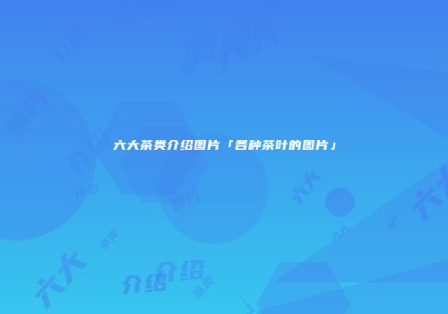 六大茶类介绍图片「各种茶叶的图片」