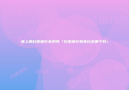 晚上喝白毫银针茶好吗「白毫银针和老白茶哪个好」