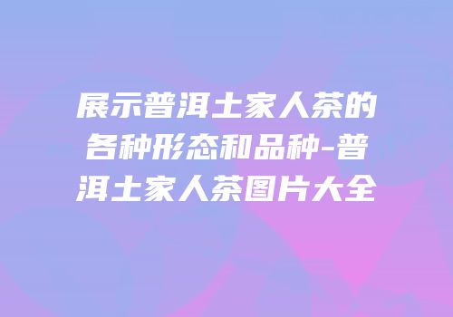 展示普洱土家人茶的各种形态和品种-普洱土家人茶图片大全