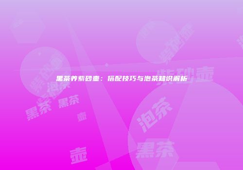 黑茶养紫砂壶：搭配技巧与泡茶知识解析