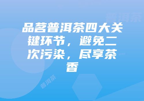 品茗普洱茶四大关键环节，避免二次污染，尽享茶香