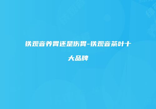 铁观音养胃还是伤胃-铁观音茶叶十大品牌