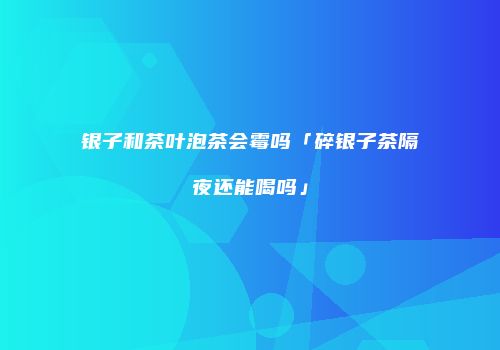 银子和茶叶泡茶会霉吗「碎银子茶隔夜还能喝吗」