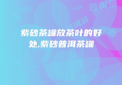 紫砂茶罐放茶叶的好处,紫砂普洱茶罐