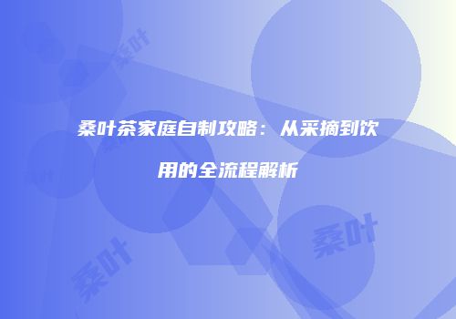 桑叶茶家庭自制攻略：从采摘到饮用的全流程解析