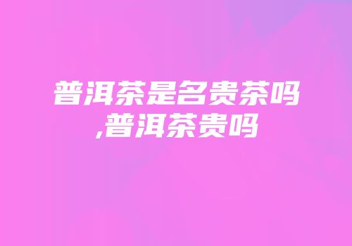 普洱茶是名贵茶吗,普洱茶贵吗
